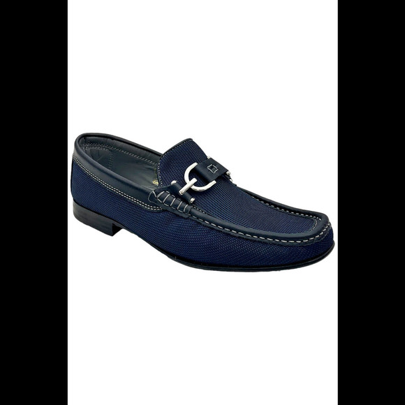 Donald Pliner Men's Dacio Nylon Slip-On Loafer Navy - Medium - Picture 1 of 3